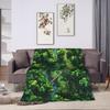 Grass Battlemat Grassland Land Greenery Blanket Quality Warm Soft  Throw Blanket Winter Picnic Bedroom Novelty Bedspread