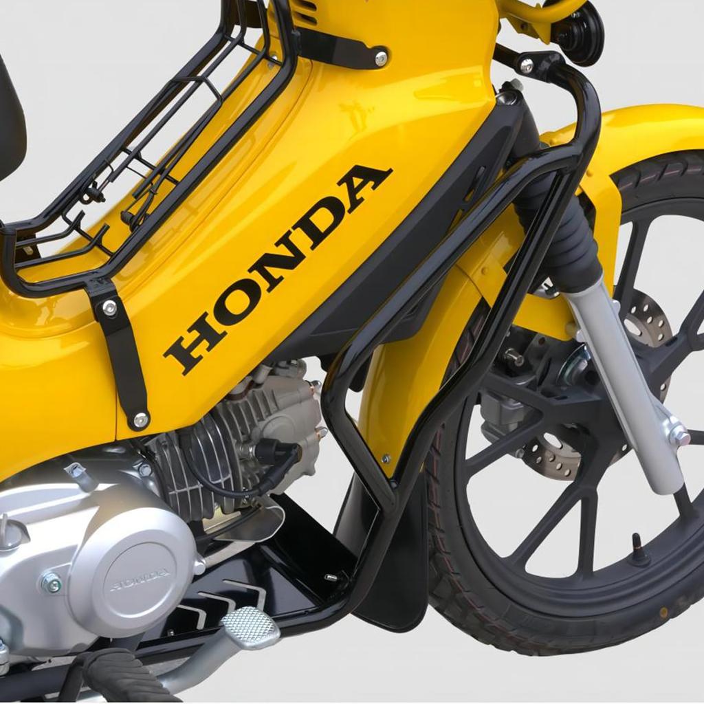 Nextstage Cross Cub CC110 JA60 Эксклюзивный комплект нижней рамы Комплект защиты двигателя Комплект нижней защиты Черные детали для мотоциклов Модификация деталей для мотоциклов Лагерь