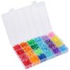 720 PCS Plastic Rainbow Pony Beads Rainbow Pony Beads Plastic Craft Beads Bulk  Bracelets