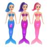 Pack of 3 Luminous Mermaid Dolls - SHOP-STORY - 29 Cm - Multicolor LEDs - Fairy Toy - Mixed