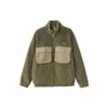 Originals Trefoil Solid Color Logo Embroidery Stand Collar Zip Jacket Men Outerwear Green IC8163