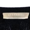 STEFANEL Made in Italy Wool Blend Long sleeve knit one piece M black Women Used