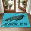 Ковер с дизайном Philadelphia Eagles из кристаллического велюра, мягкий декоративный коврик для спальни, прихожей