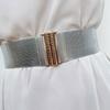 2pcs Elastic Stretch Wide Waist Belt Fashionable Women Waistband Adjustable Belt for Parties and Event