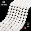 White Shell Pearl Round Loose Beads for DIY Jewelry Accessories