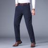 2024 Men's Spring/Autumn Casual Cotton Trousers: Middle-Aged Business Formal Dad Pants