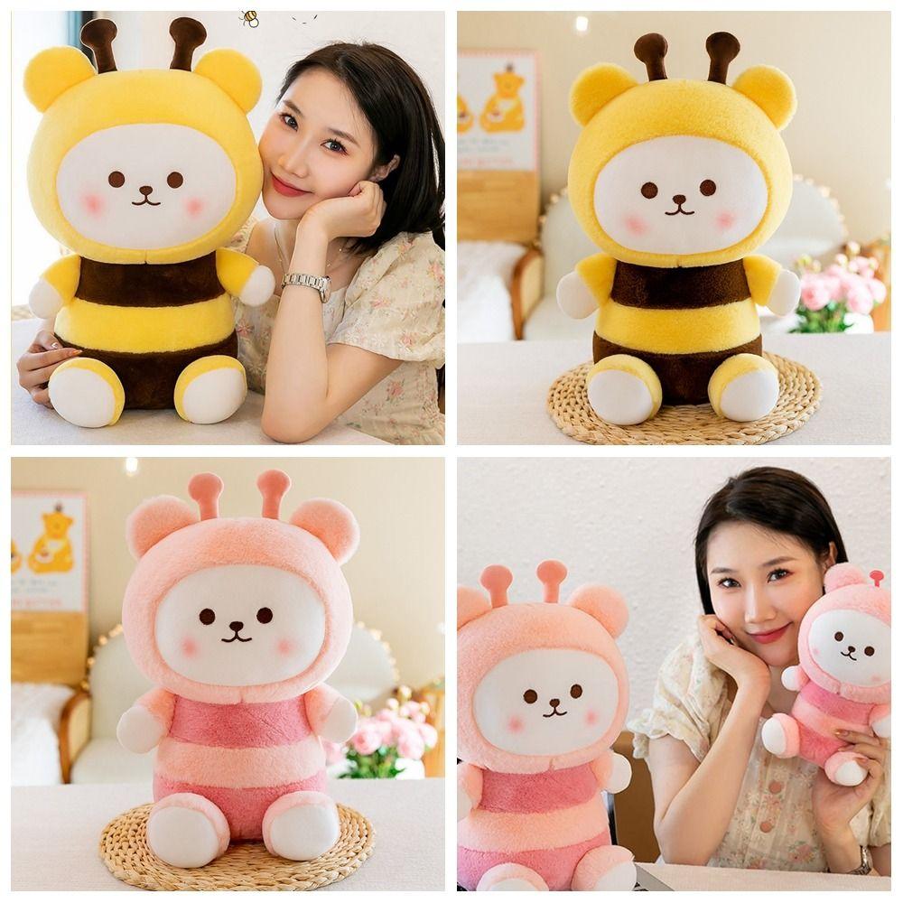 PP Cotton Bee Stuffed Toys Stuffed Bees Bear Plush Dolls Adorable Bee Doll Plush Toy Children