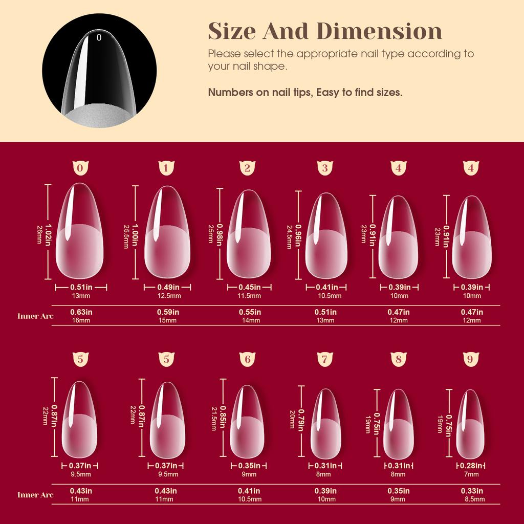 264 шт., полуматовые длинные накладные ногти, матовое покрытие, накладные ногти, УФ-гель, наращивание ногтей, инструмент для дизайна ногтей