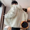 Lamb Plush CoatMen's Autumn Winter New Granular Velvet Winter Coat Fleece-lined Warm Thickened Jackets