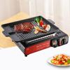 Non-stick BBQ Grill Pan Korean Style Charcoal Grill Barbecue Tray for Gas Stove Use Party Picnic BBQ Equipment