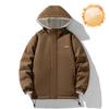 Winter New Lamb Wool Day Hooded Warm Cotton-padded Jacket Men's and Women's Trends All Wear Double-sided Cotton-padded Clothes