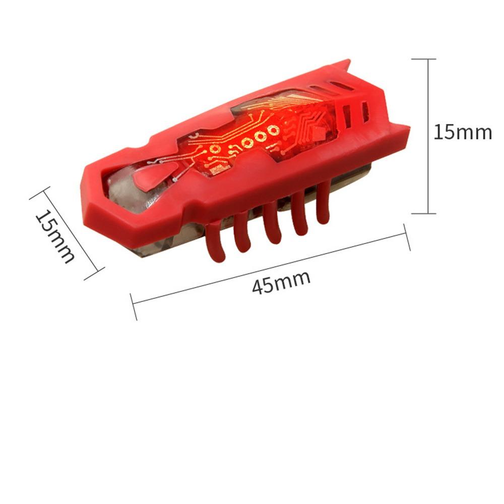 Игрушки для домашних животных, интерактивная мини-электрическая светящаяся игрушка-жук, игрушка для кошек, побег из препятствий, автоматическая флип-игрушка, вибрационный жук на батарейках