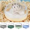 Hamster Bathtub Drop-resistant Cute Shape Easy To Wash Panoramic Transparent Big Space Rest Dual-use