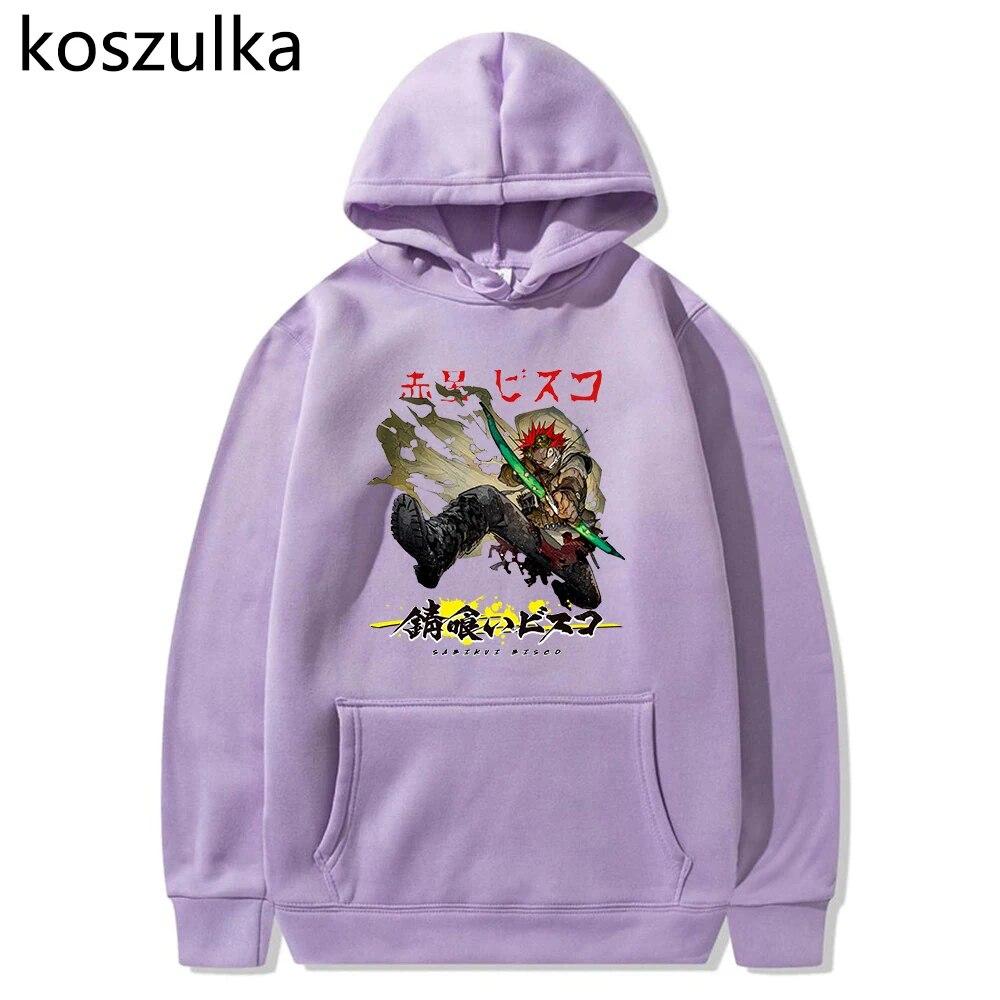 Горячая толстовка с капюшоном в стиле аниме Sabikui Bisco, унисекс, манга, Harajuku Bisco, толстовки с принтом, женские толстовки, винтажные пуловеры, женские зимние топы