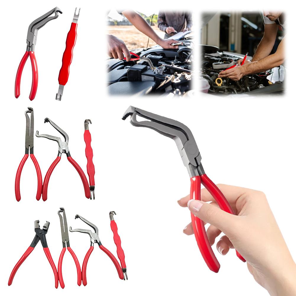 2/3/4Pcs Electrical Disconnect Pliers Automotive Connector Pliers Wire Removal Oil Pipe Separate Pliers for Narrow Space Car