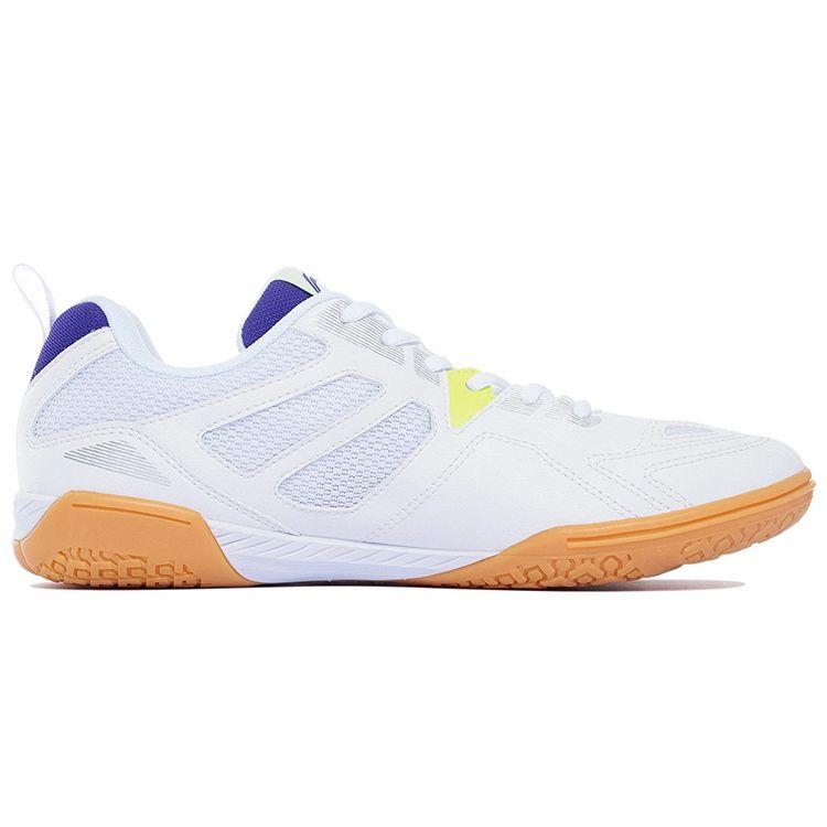 Кроссовки Li Ning Shock Absorbing Non-Slip Durable Low-Go унисекс белые синие APTT005-1