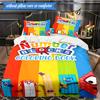 Number-Blocks Adventure 3pcs K-pop music group Bedding set,Ideal for Bedroom, Dormitory,Including Duvet Cover And 2pcs Pillowcases,Fan gifts