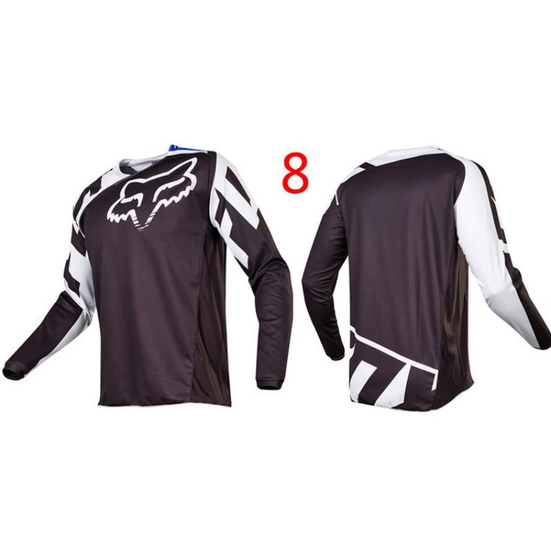 FOX Motocross Riding Shirt Long Sleeve Quick Dry Breathable Jersey Off-Road Motorcycle Cycling Use