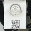 Excellent MONCLER Knit cap BERRETTO Logo patch black cotton Women Used