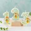 Creative Insect Digital Birthday Party Atmosphere Cake Decoration Candles 0-9