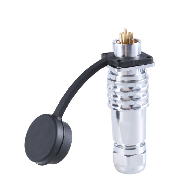 SF12 Connector Plug 2Pin to 9Pin Waterproof Aviation Socket Set for Professional Photography Equipment Cable Connector