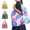 Многоразовая складная полиэстеровая сумка-тоут Экологичная сумка для покупок Большая вместимость Сумки для продуктов Складная сумка для покупок