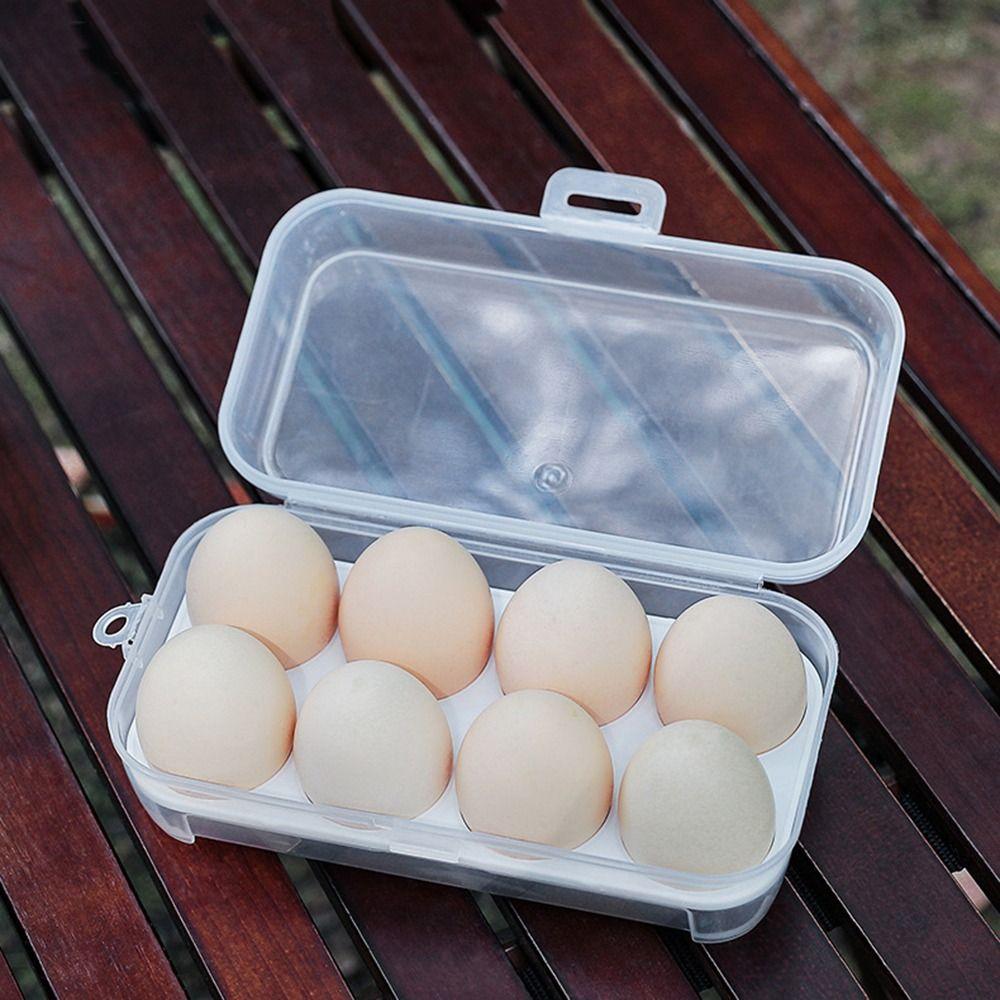 Container Egg Box Anti-fall Eggs Case High Quality Kitchen Organizer For Outdoor Camping