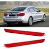 Для BMW 428i 430i 435i 440i F32 F33 F36 4-Series Автомобиль Задний Левый+Правый Отражатель Бампера задняя Предупреждающая полоса 63147847234 63147847233