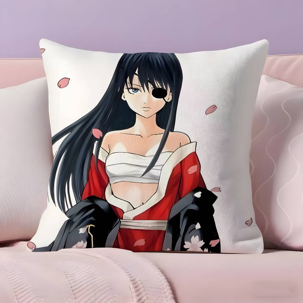 Аниме G-Gintama Наволочка Ультрамягкая Кожевенная Ткань Облакоподобный Комфорт и Скрытая Молния