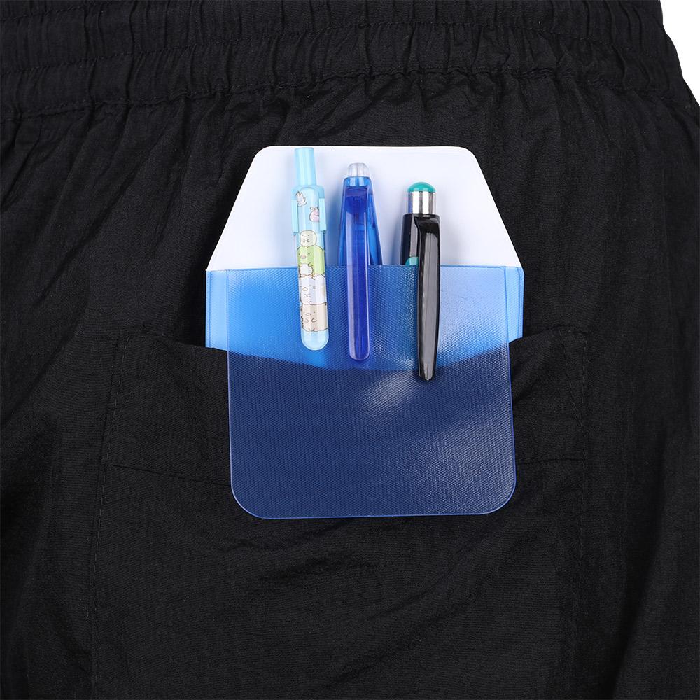 3Pcs School PVC Colorful Doctors Nurses Supplies Pocket Protector Leak-Proof Pen Pouch Pencil Case