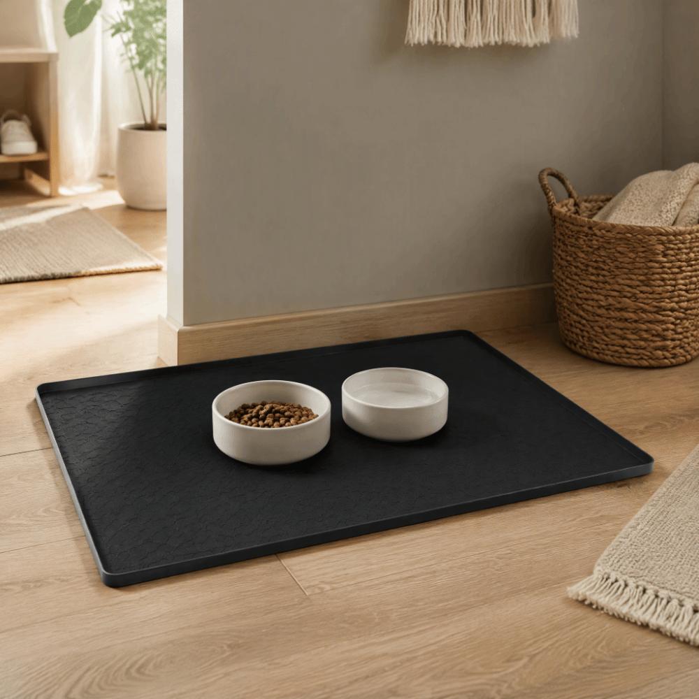 Raised Edges Silicone Fridge Mat Waterproof Floor Protection Tray Floor Protection