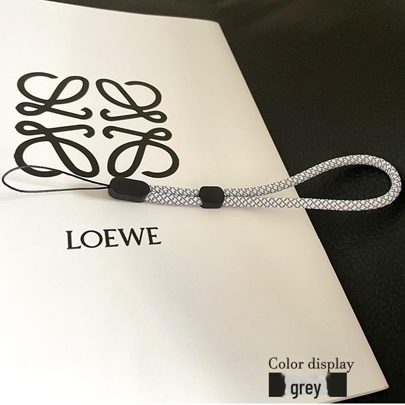 Регулируемый светоотражающий ремешок на запястье для чехла мобильного телефона - модный и простой ремешок для защиты от потери