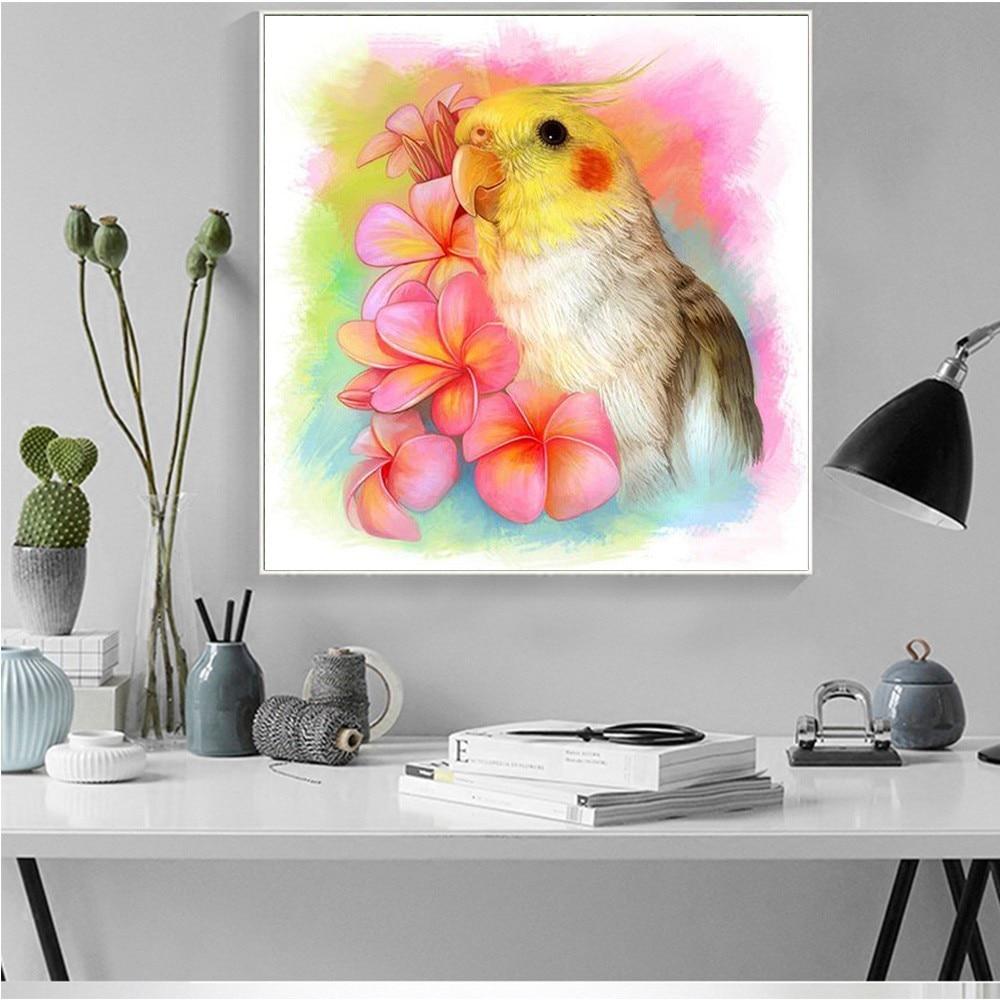 5D DIY Full Round Animal Bird Diamond Painting Embroidery Diamond Mosaic Picture