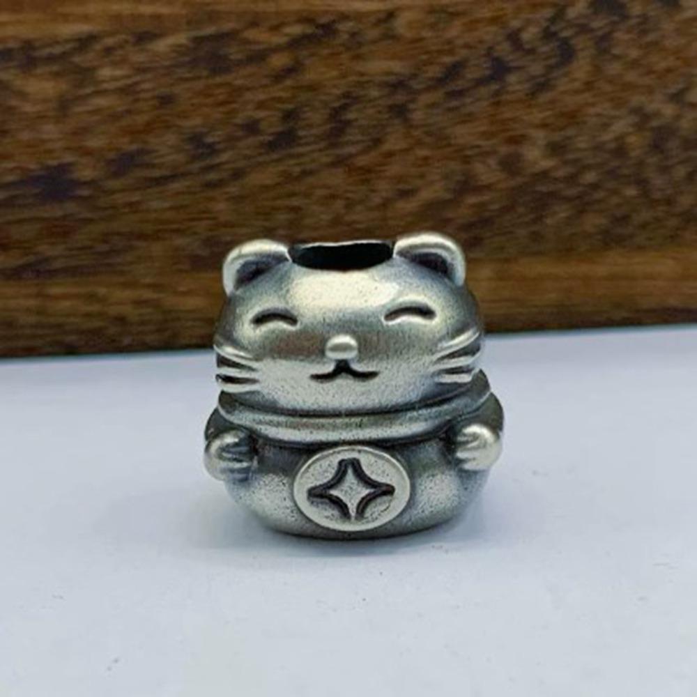 Ручная работа Lucky Cat Elephant Head Charms Браслет Шнурок Подвеска EDC Outdoor Tool