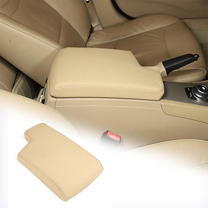 For BMW 3 Series 2005-2012 E90 E91 E92 E93 ABS & Leather Center Seat Armrest Storage Box Panel Protect Trim Accessories