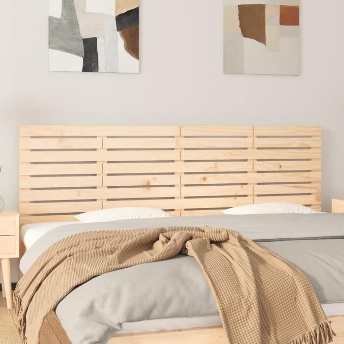 VidaXL Wall-mounted Headboard 166x3x63 Cm Solid Pine Wood 824748