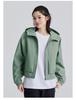 Sports jacket for women in spring, trendy and versatile, loose and casual, mountain style outdoor running, long sleeved jacket top
