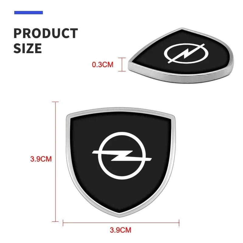 Q10213D Metal Shield Stickers Trunk Exterior Accessories For Opel astra h astra j g corsa insignia zafira b vectra c corsa d vivaro