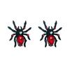 Women Funny Drop Earrings Titanium Steel Alloy Pendant Earrings Acrylic Colorful Crystal Spider Geometric Ear Ornaments