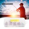 100PCS High Carbon Steel Treble Fishing Hooks Barbed Hook Set  Saltwater Fishing