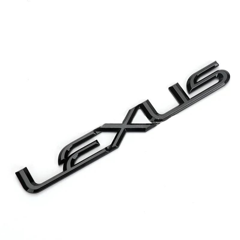 ABS/Metal Car Rear Trunk Emblem Badge Sticker for Lexus Logo ES300 IS300 IS350 ES250 ES350 IS250 CT200H GS350 NX200 Accessories AEQ1