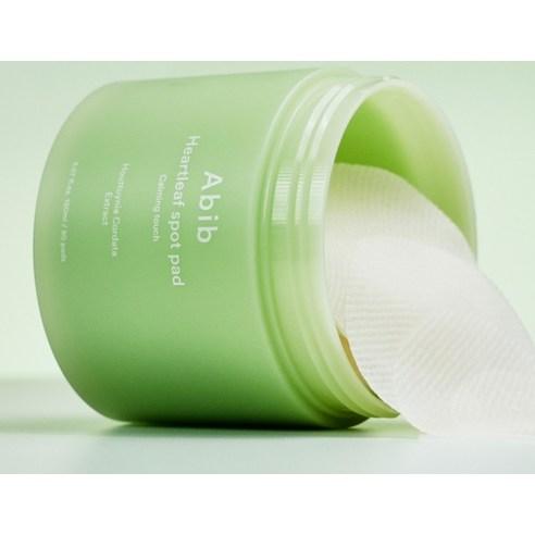 [Quick Soothing] Abib Heartleaf Calming Touch Spot Pad Soothing Exfoliating Toner Pads 80 Pads + Refill 80 Pads Set 150ml x 2