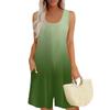 Womens Casual Sleeveless Jumpsuit Tank Top Jumpsuit Shorts Rompers With Pockets