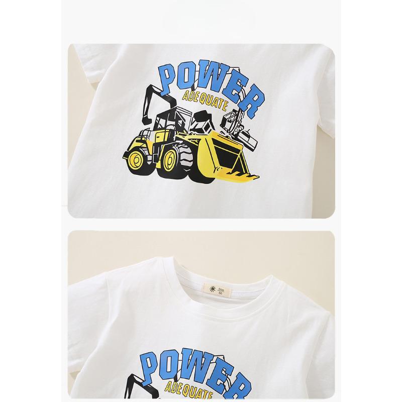 Детская одежда, футболка с короткими рукавами для мальчиков, новая детская повседневная модная летняя одежда с короткими рукавами, топ из чистого хлопка