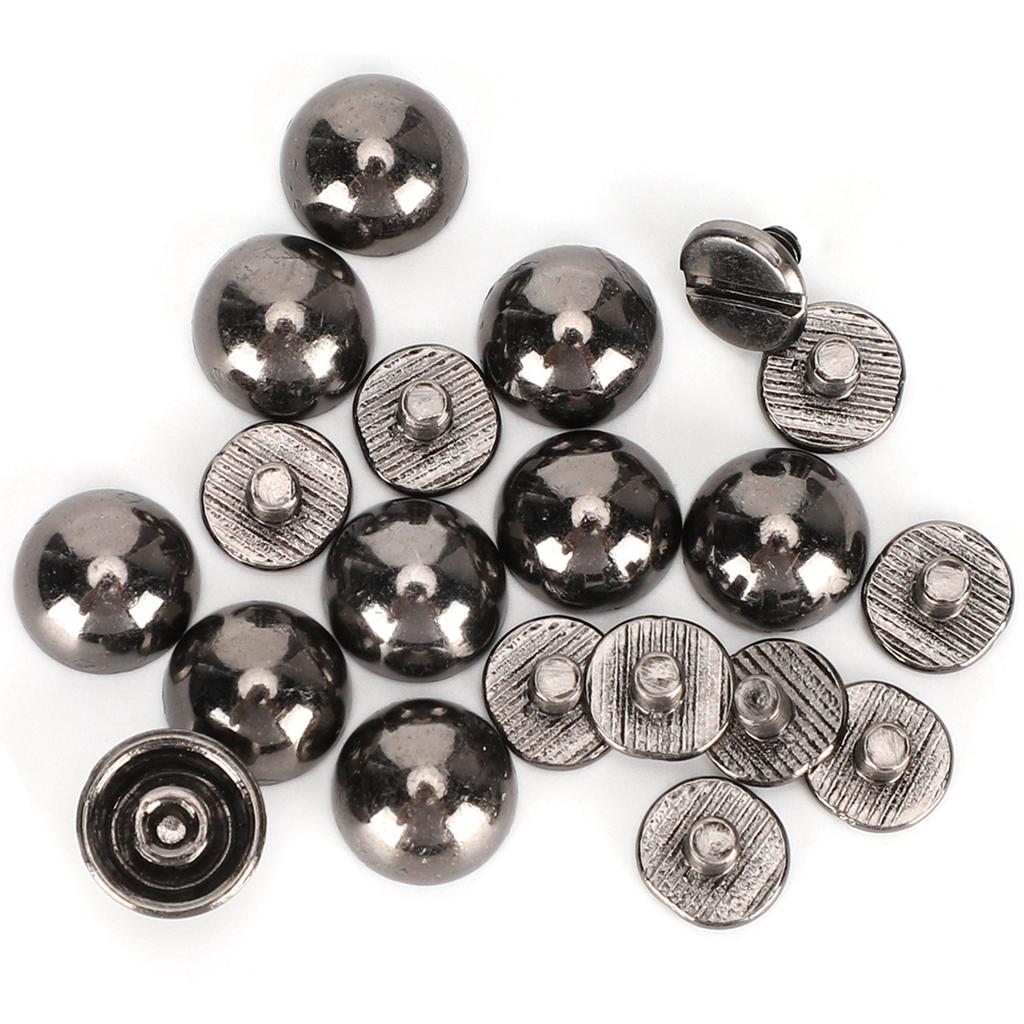Mushroom Rivets Round Head Screw Dome DIY Stud Buttons for Bag Shoes Clothing Decor