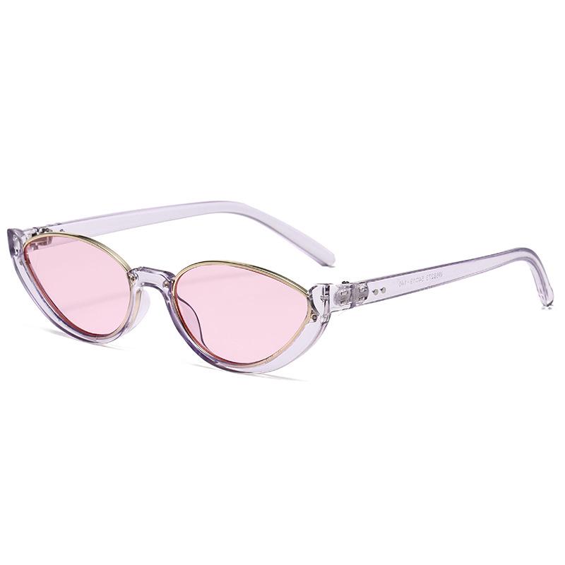 Винтажные солнцезащитные очки «кошачий глаз» с полуободковой оправой: Европейский и Американский Модный Тренд Женский Стиль