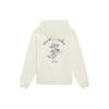 Loose Fit Embroidered Hoodie With Floral Back Women Tops Off-White AWDS920-1