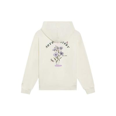 Свободная толстовка с вышивкой и цветочным узором на спине. Женские топы Off-White AWDS920-1