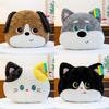 Плюшевая подушка в виде собаки Бигля Мультяшная мягкая игрушка с наполнителем из ПП хлопка Для декора кровати дивана