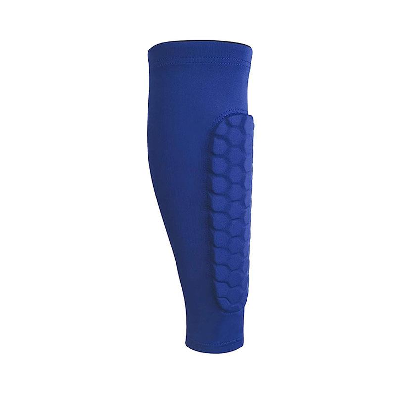 Silicone Anti-Skid Anti-Collision Calf Protector Basketball Football Riding Honeycomb Leg Cover Breathable Sports Shin Leg Cover